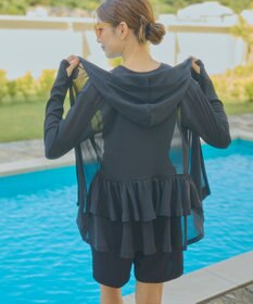 OP／FILA 【Ocean Pacific】ラッシュガード/レギンス付き 水着5点セット
