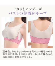 BRADELIS New York 【Yukine inc. 】　ゆきねえとろけるシルク混ライトブラ26 着心地重視 接触冷感機能付き 補正下着