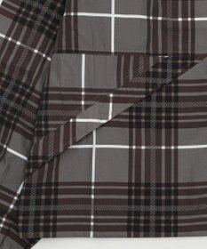 WEGO 【ユニセックス着用ITEM/MLサイズ展開】チェックロゴフードブルゾン