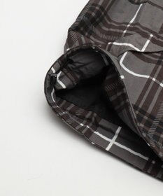 WEGO 【ユニセックス着用ITEM/MLサイズ展開】チェックロゴフードブルゾン