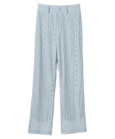 earth music&ecology フラワーレースパンツ