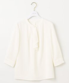 ANY SIS L 【洗える】ラッフルボウ ブラウス