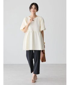 AMERICAN HOLIC ジャガードティアードカットプルオーバー