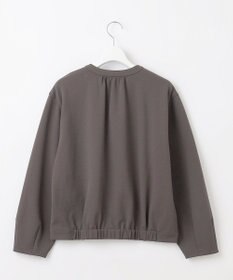 J.PRESS LADIES ジョーゼットジャージー タックスリーブ ブルゾン