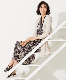 自由区 【アンサンブル対応・洗える】ハンディ カーディガン ロング丈