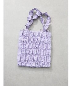 Green Parks ・ＱＵＯＮギャザーキルティングリボントートバッグ