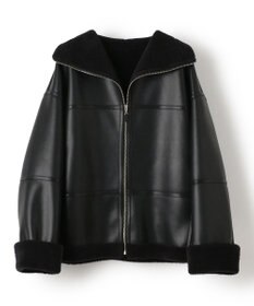 uncrave フェイク ムートン コート（uncrave WHITE）