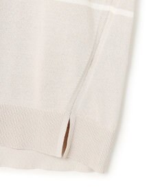 23区 L 【先行予約】コットンポリエステルストレッチ オーバーサイズ ニット