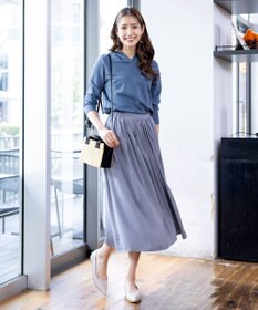 Tiaclasse L 【洗える】パーカードッキングワンピース