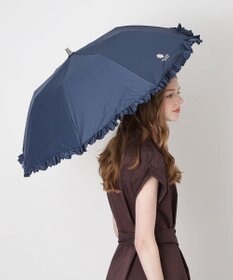 MOONBAT 【一級遮光/晴雨兼用/遮熱/UV】PAUL&JOE ACCESSOIRES(ポール & ジョー)晴雨兼用日傘 クリザンテームワンポイントフリル