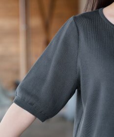 Tiaclasse チュールフリルドッキングニットトップス