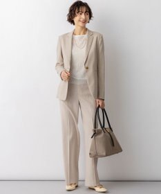 23区 【先行予約】アイアスマットストレッチ ワイド パンツ