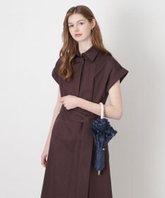 MOONBAT 【一級遮光/晴雨兼用/遮熱/UV】PAUL&JOE ACCESSOIRES(ポール & ジョー)晴雨兼用日傘 クリザンテームワンポイントフリル