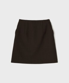 GRACE CONTINENTAL ウールギャバミニスカート