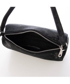 UNBILLION カシュカシュ cachecache / シルクサテン風合皮筒形ショルダー