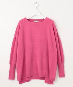 自由区 【洗える】ソフトウールハイゲージポンチョ風 ニット