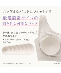 BRADELIS New York 【Yukine inc. 】　ゆきねえとろけるシルク混ライトブラ26 着心地重視 接触冷感機能付き 補正下着