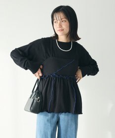 CRAFT STANDARD BOUTIQUE 配色メローキャミトップス