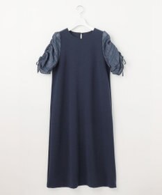 Feroux 【洗える】ドロストスリーブカットソー ワンピース