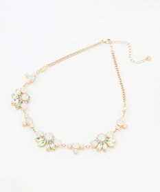 自由区 【カタログ掲載】ビジュー ネックレス クリア系