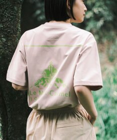 SHARE PARK LADIES 【UVカット・吸水速乾・ストレッチ・軽量 】バックプリントポケットTシャツ（S・Mサイズ）