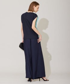 ICB 【WEB限定カラーあり・洗える】 プリントコンビ カットソー