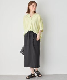 ANY L タックスリーブブラウス