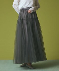 GRACE CONTINENTAL チュールボリュームスカート