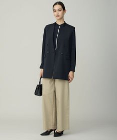 ICB L 【先行予約】 ハイツイストダブルクロス ノーカラージレ