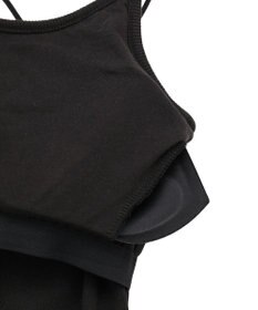 earth music&ecology クロスストラップカップ付キャミソール