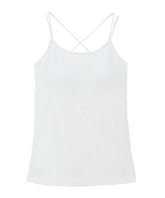 earth music&ecology クロスストラップカップ付キャミソール