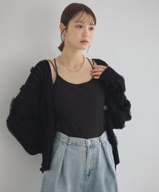 earth music&ecology クロスストラップカップ付キャミソール