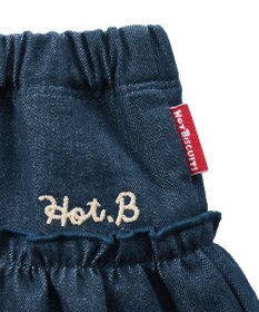 MIKI HOUSE HOT BISCUITS 【70-90cm】 デニム素材 スカート付きブルマ