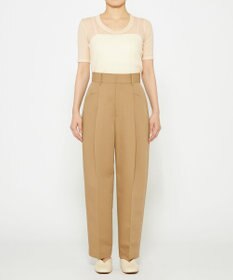 uncrave 【手洗い可】シアー ランダムリブ Uネック カットソー（uncrave STANDARD）