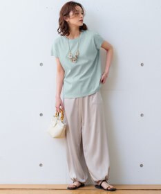 23区 【GLOW8月号掲載/洗える】スムースサテン パラシュートパンツ