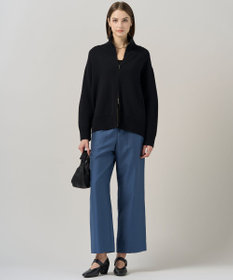 ICB L 【新色追加】ソフトカシミヤミックス ニットトラックジャケット