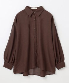 ANY L 【洗濯機可】シアーシャツ