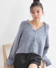 earth music&ecology 【WEB限定】SET2点ショートカーディガン＋リボンキャミソール