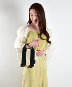 LA BAGAGERIE 【maison vert】【ペーパー素材使用】2WAYかごバッグ