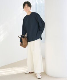 UNFILO タックワイドパンツ