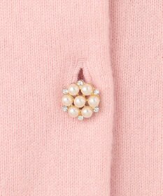 組曲 L 【アンサンブル対応可】ピュアカシミヤ ビジューカーディガン