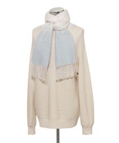 MOONBAT FURLA(フルラ）ウール100％ オンブレー チェックマフラー