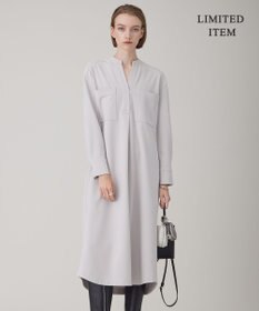 ICB 【WEB限定・洗える】ジョーゼットダブルジャージー ワンピース