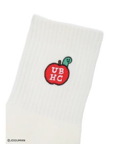 Green Parks ジョグマン／ワンポイント刺しゅうソックス