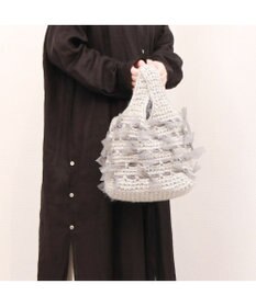 UNBILLION カカトゥ kakatoo / リボンモヘアクロッシェバッグ