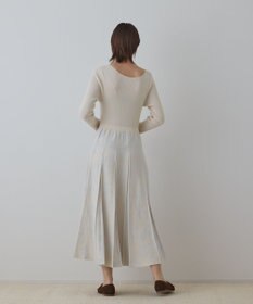 GRACE CONTINENTAL ラメモールニットジャガードワンピース