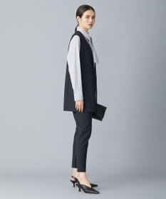 ICB 【洗える】 ウールマットウース ノーカラージレ