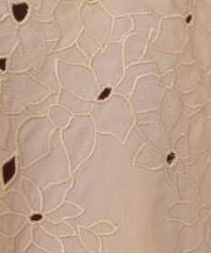 自由区 S 【洗える】テンセルコットンエンブロイダリーシャツ ブラウス