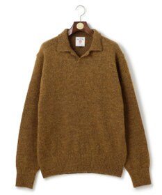 J.PRESS MEN 【J.PRESS ORIGINALS】Shaggy Dog Sweater Skipper Polo / Japan Made