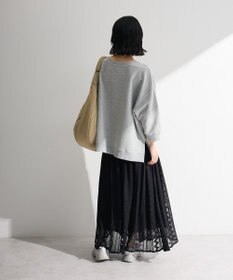 Green Parks 七分袖ロゴ裏毛プルオーバー